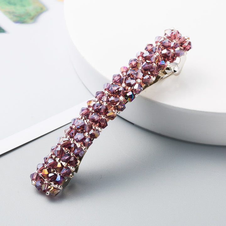 Korean Crystal Hair Clip for Sparkling Side Styles