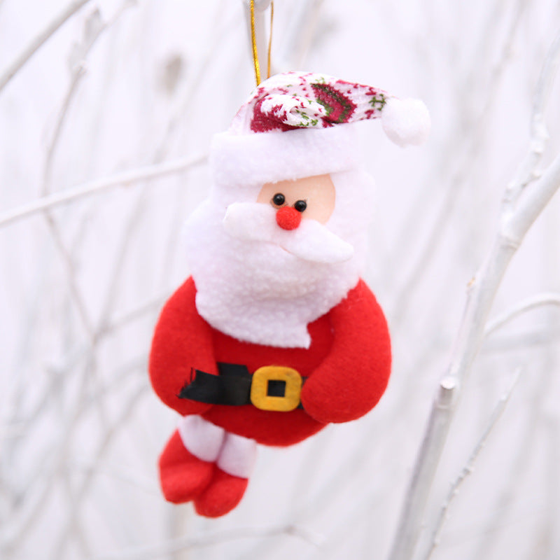 Plush Christmas Ornaments Set – 4 Festive Characters