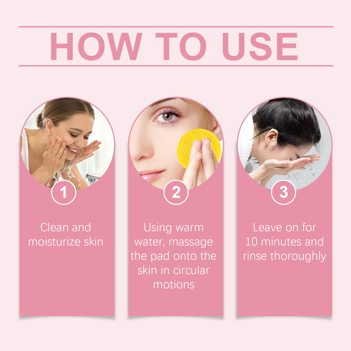 Kojic Acid Cleansing Pads for Deep Facial Cleansing