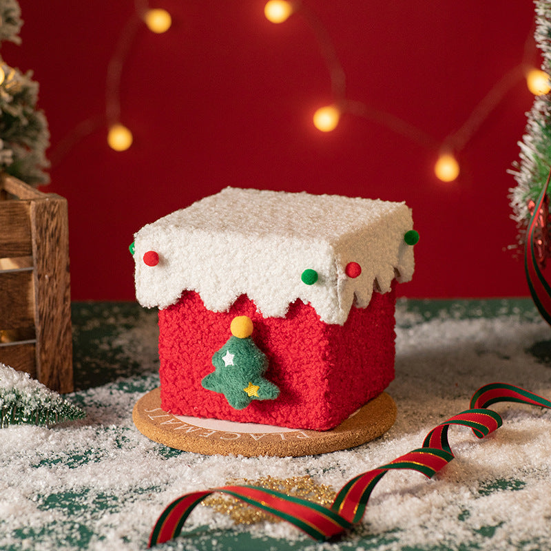 Christmas Apple Gift Box - Reusable Holiday Gift Decor