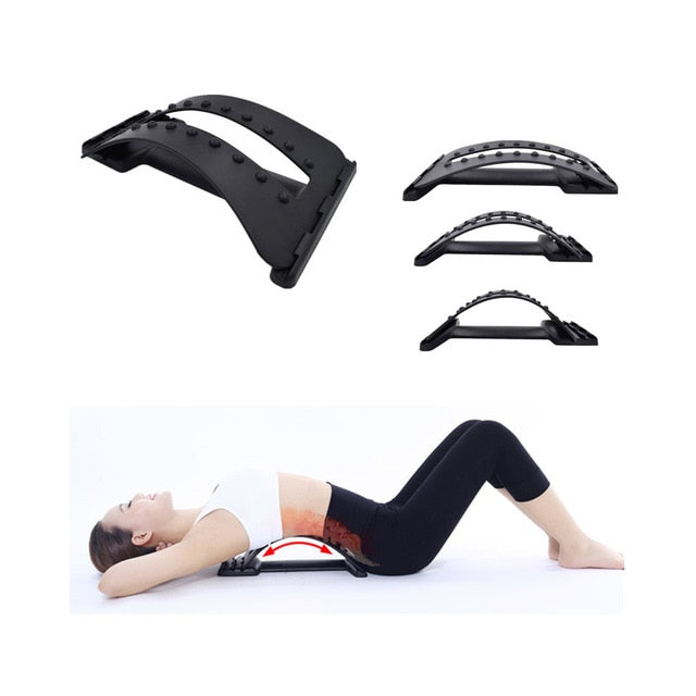 3‑Level Back Stretcher — Posture Correction & Lumbar Pain