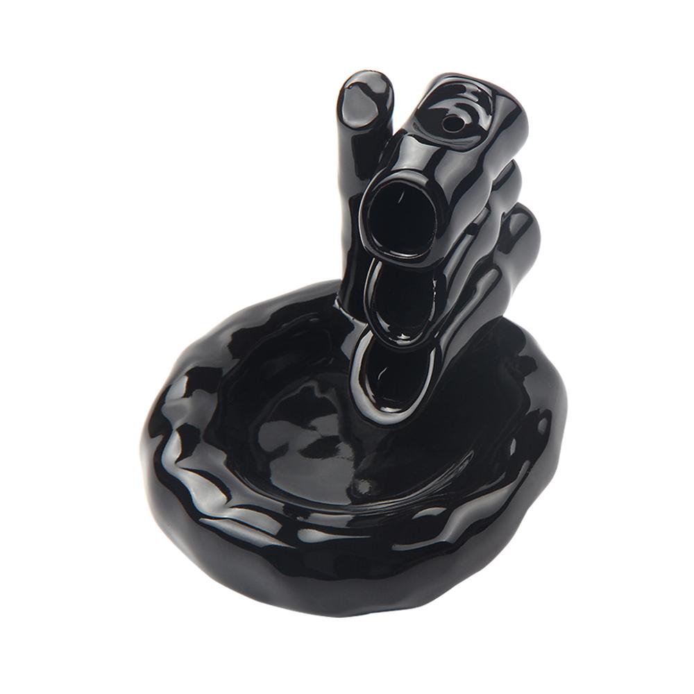 Ceramic Backflow Incense Burner for Waterfall Smoke