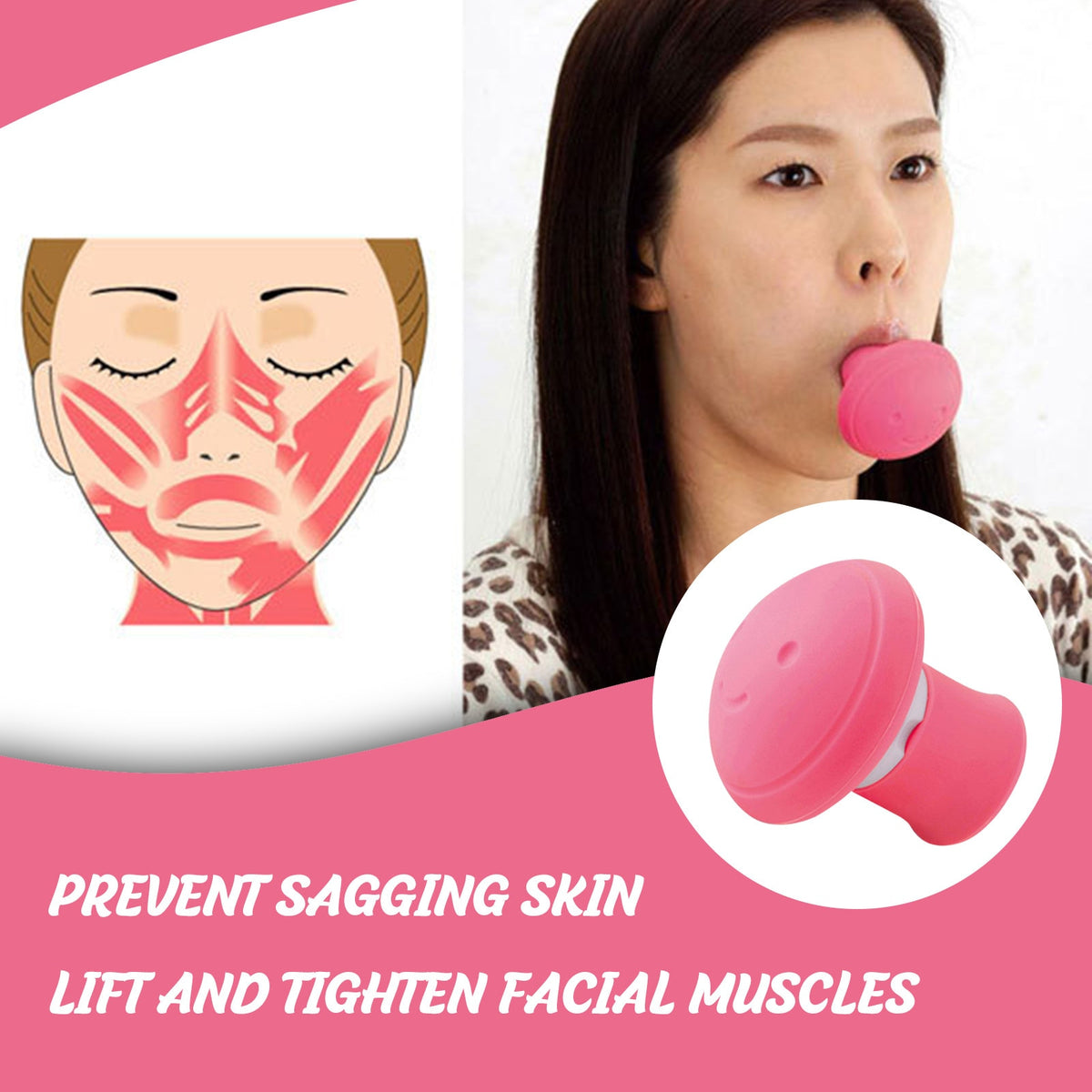 Facial Exercise Tool — Lift & Define Jawline in 2 Minutes a