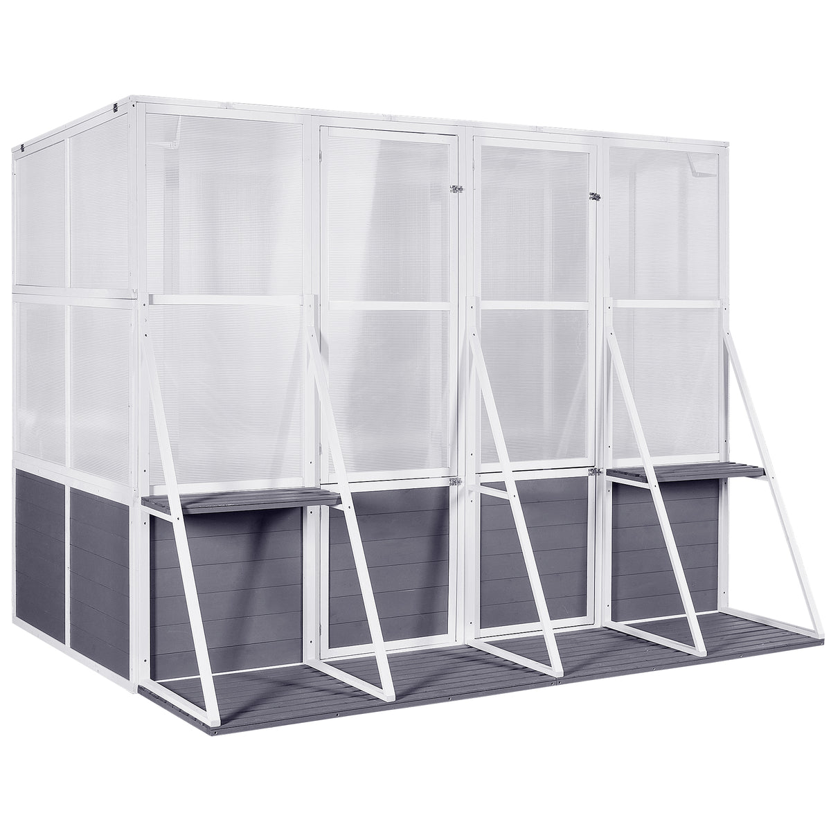 Heavy-Duty Walk-In Lean-To Greenhouse for Winter Gardening