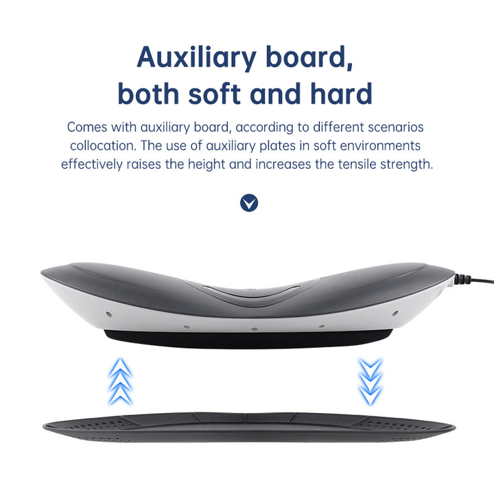 Lumbar Traction Massager — 10cm Stretch & Heat for Back Pain
