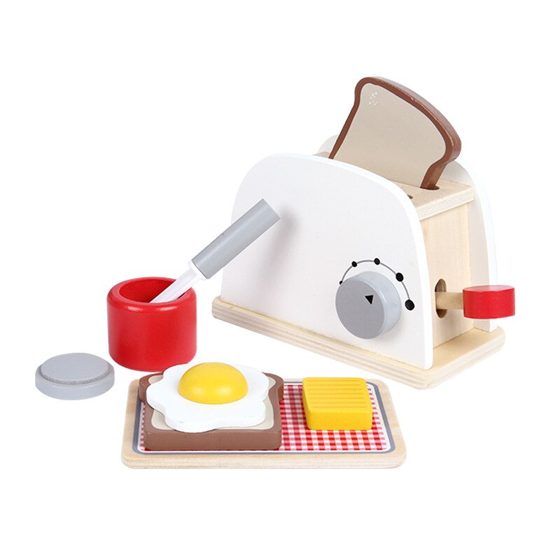 Wooden Pretend Kitchen Set for Screen-Free Learning
