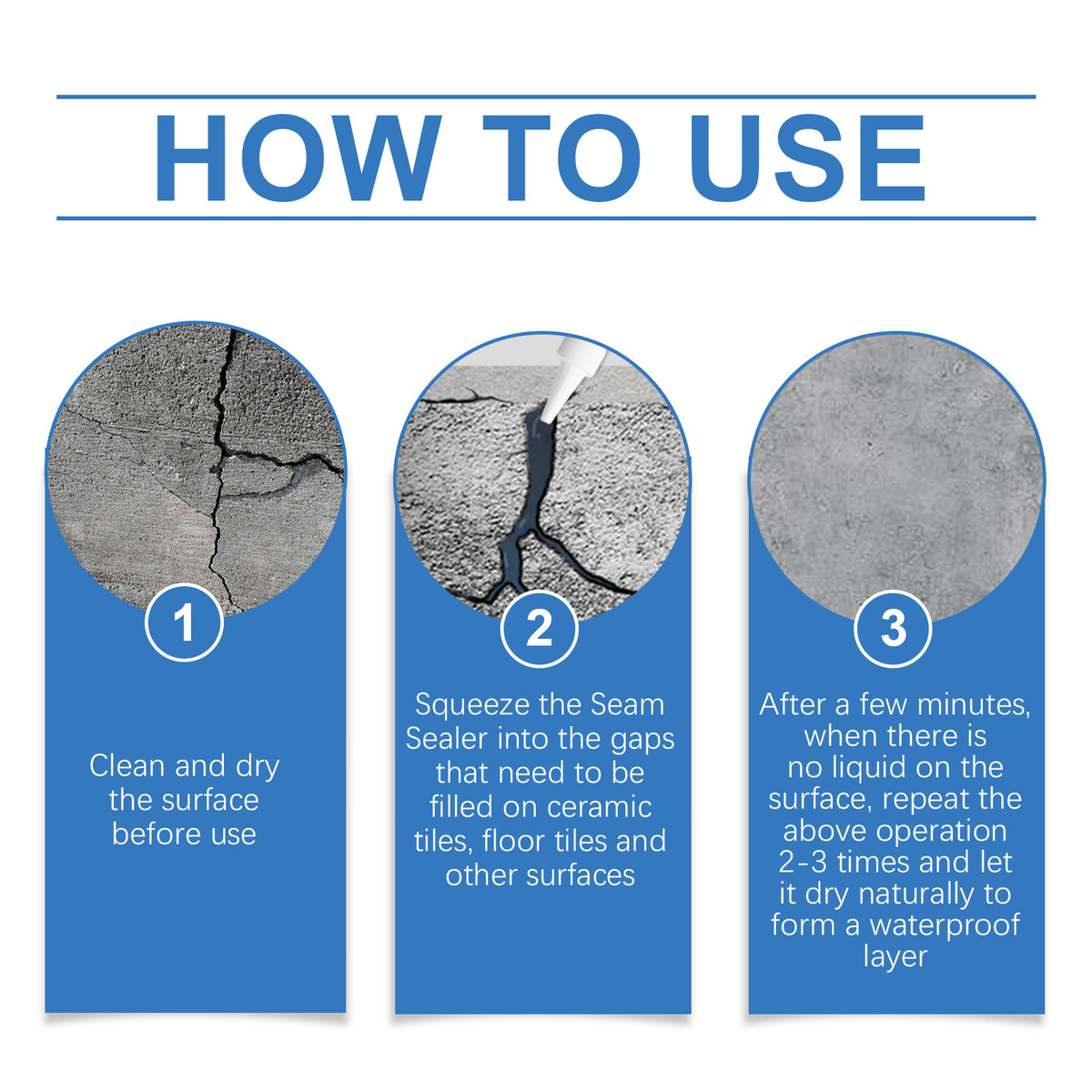 Waterproof Tile Joint Sealant for Leak-Free Repairs