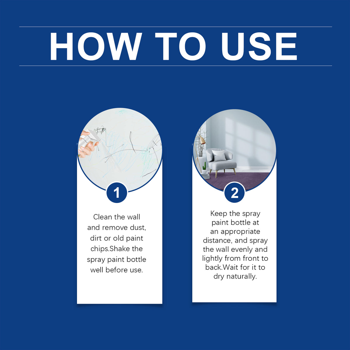 Wall Repair Spray for Stains, Peeling Paint & Marks