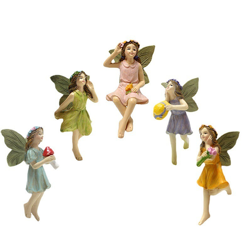 Fairy Garden Resin Figurines for Plants, Pots & Glass