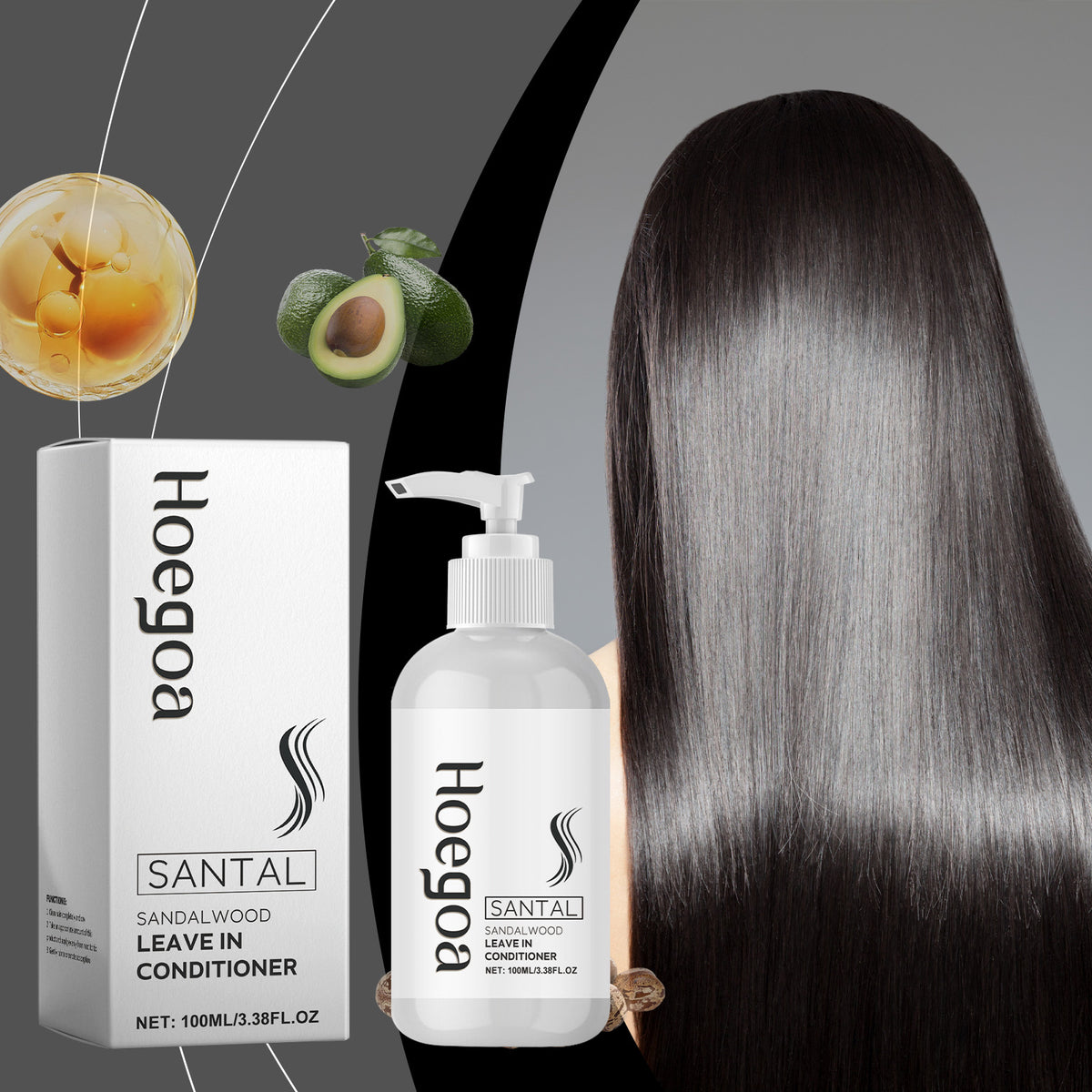 Leave-In Conditioner for Dry Hair Repair and Shine