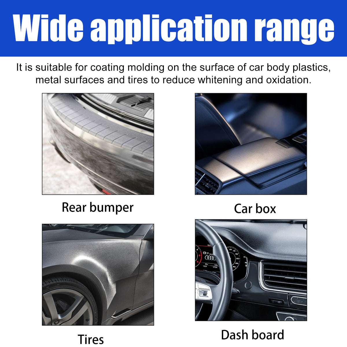 Automotive Nano Coating Spray for Faded Trim Revival