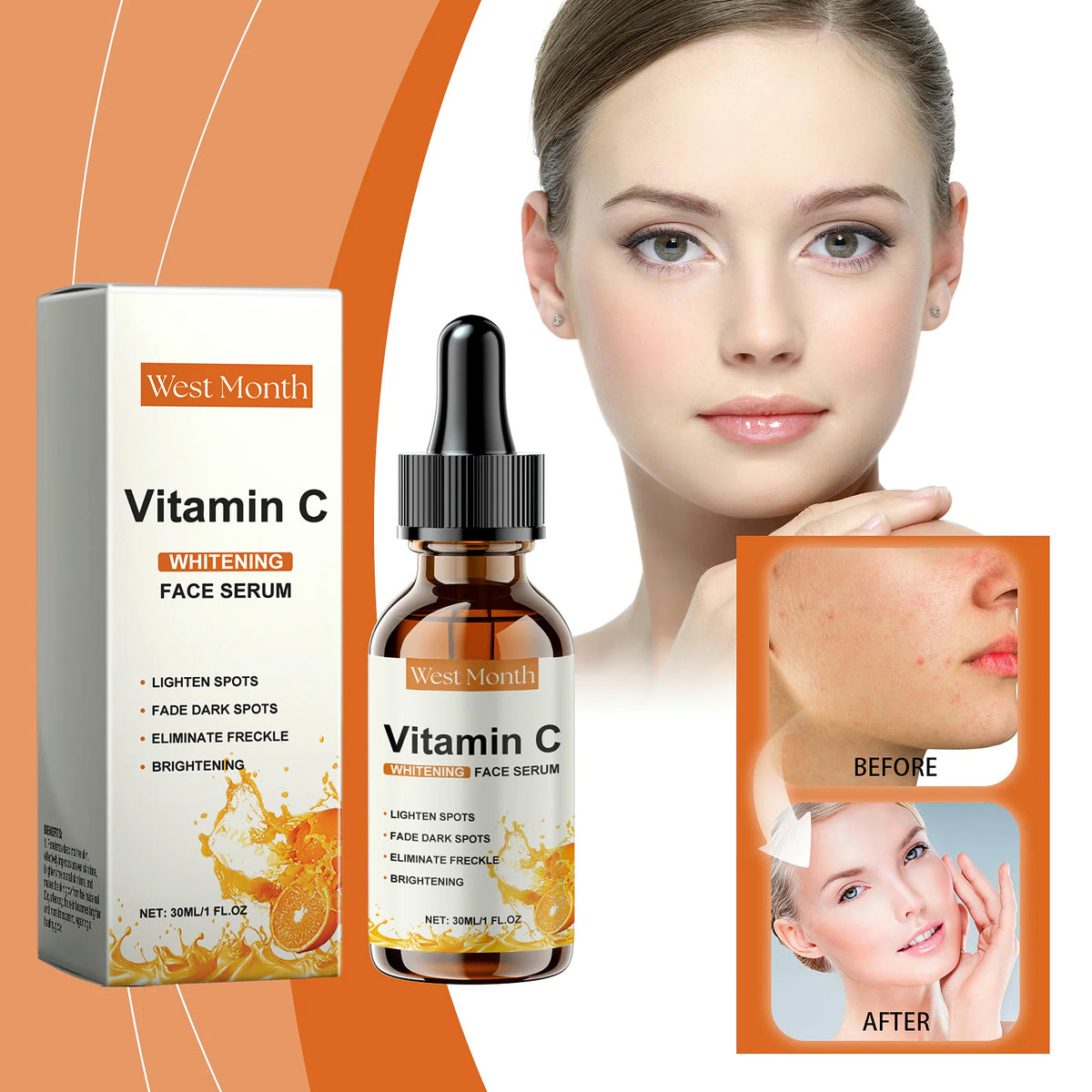 Vitamin C Face Serum – Brighten, Firm & Hydrate Skin