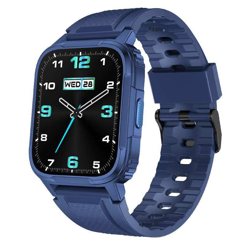 Rugged IP68 Smartwatch with Heart Rate & SpO2 Tracking