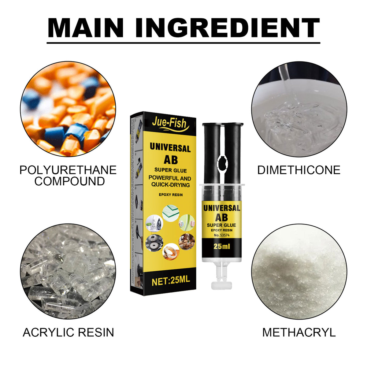 Epoxy Resin Adhesive for Waterproof Household Repairs