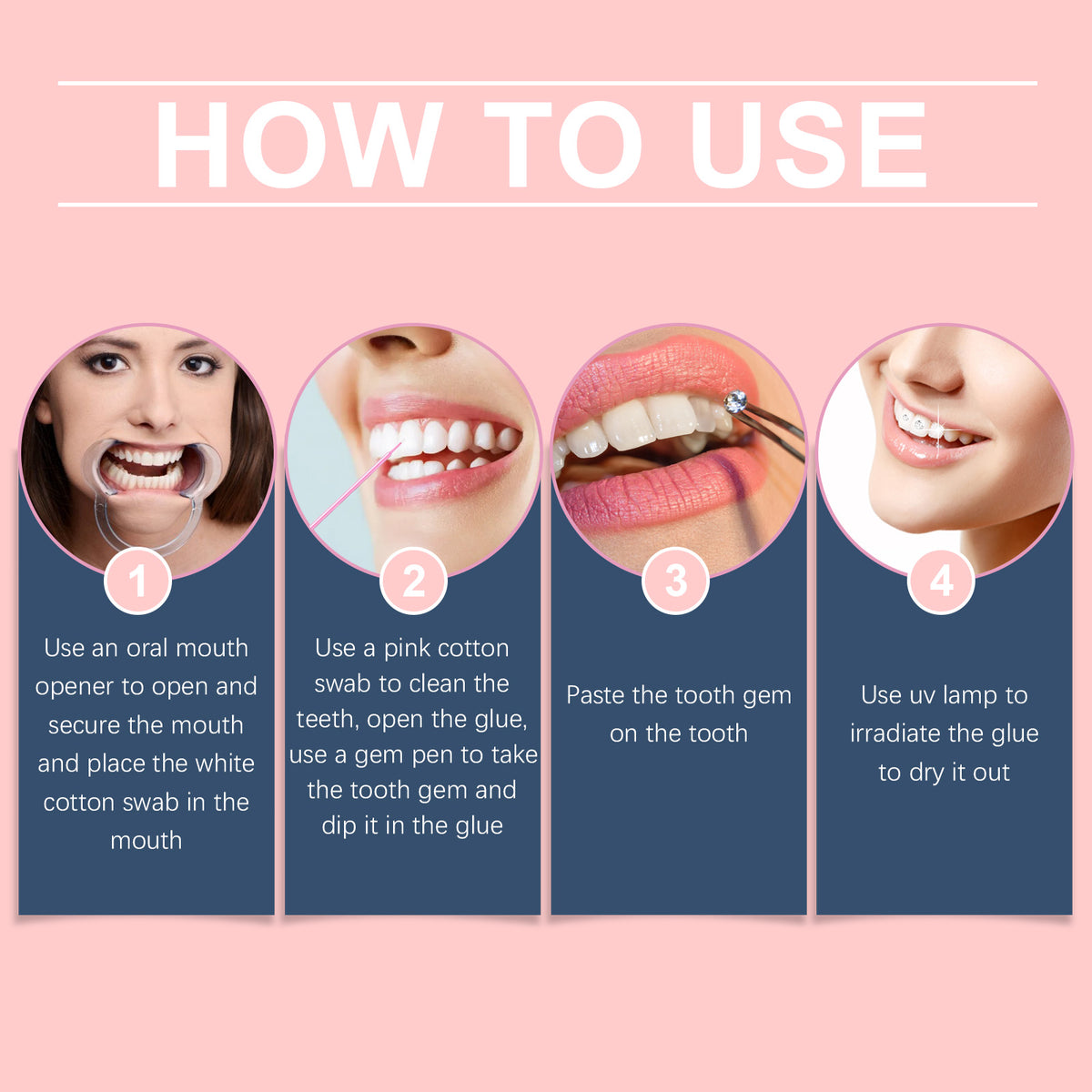 Tooth Crystal Kit for DIY Sparkling Smile Styling Set