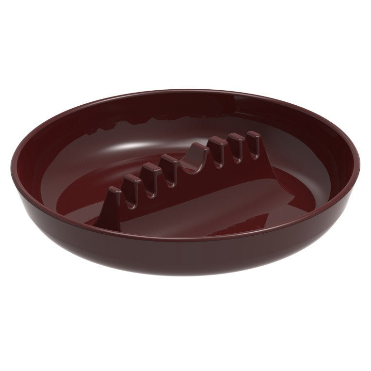Round Melamine Ashtray with Unbreakable Porcelain Look