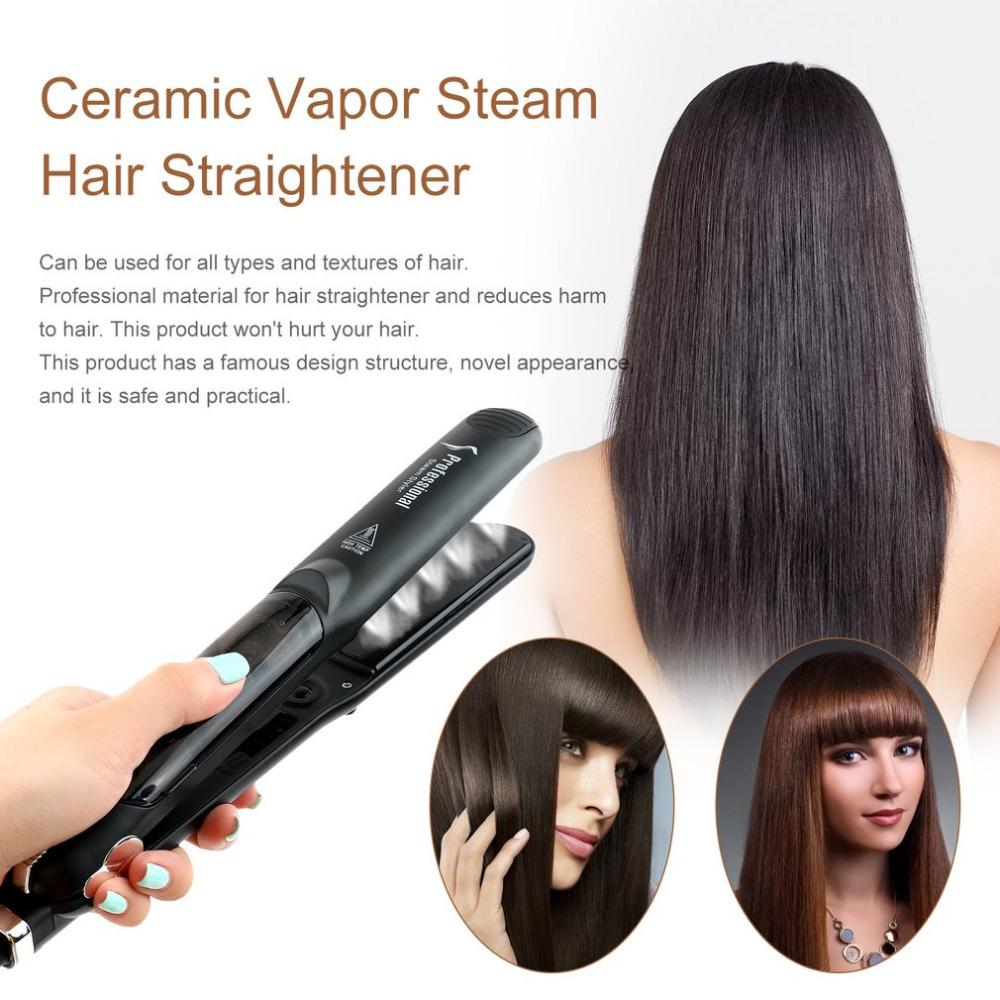Ceramic Steam Hair Straightener for Silky, Smooth Hair