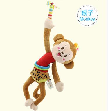 Baby Plush Rattle Toy for Fun Sensory Play and Travel