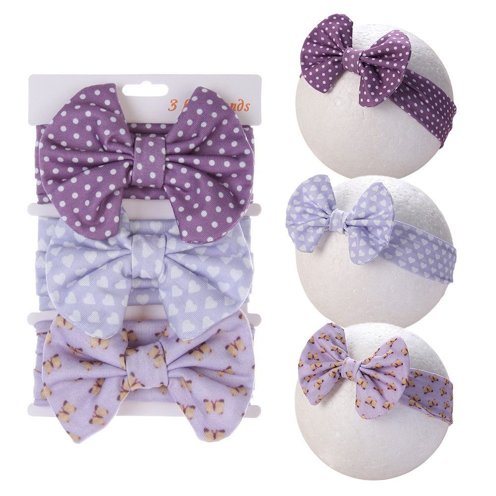 Children's Bow Headbands — Playful Outfit Finishing Set