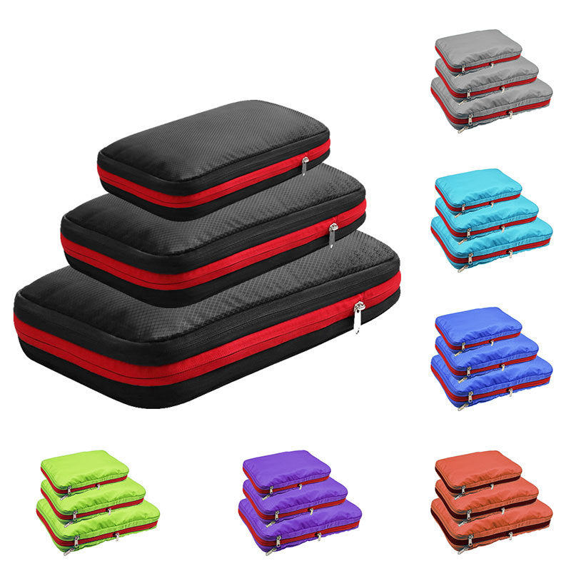 Compression Packing Cubes Set for Travel Organizing