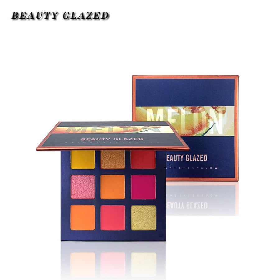 9-Color Eyeshadow Palette for Vivid, Bold Eye Looks