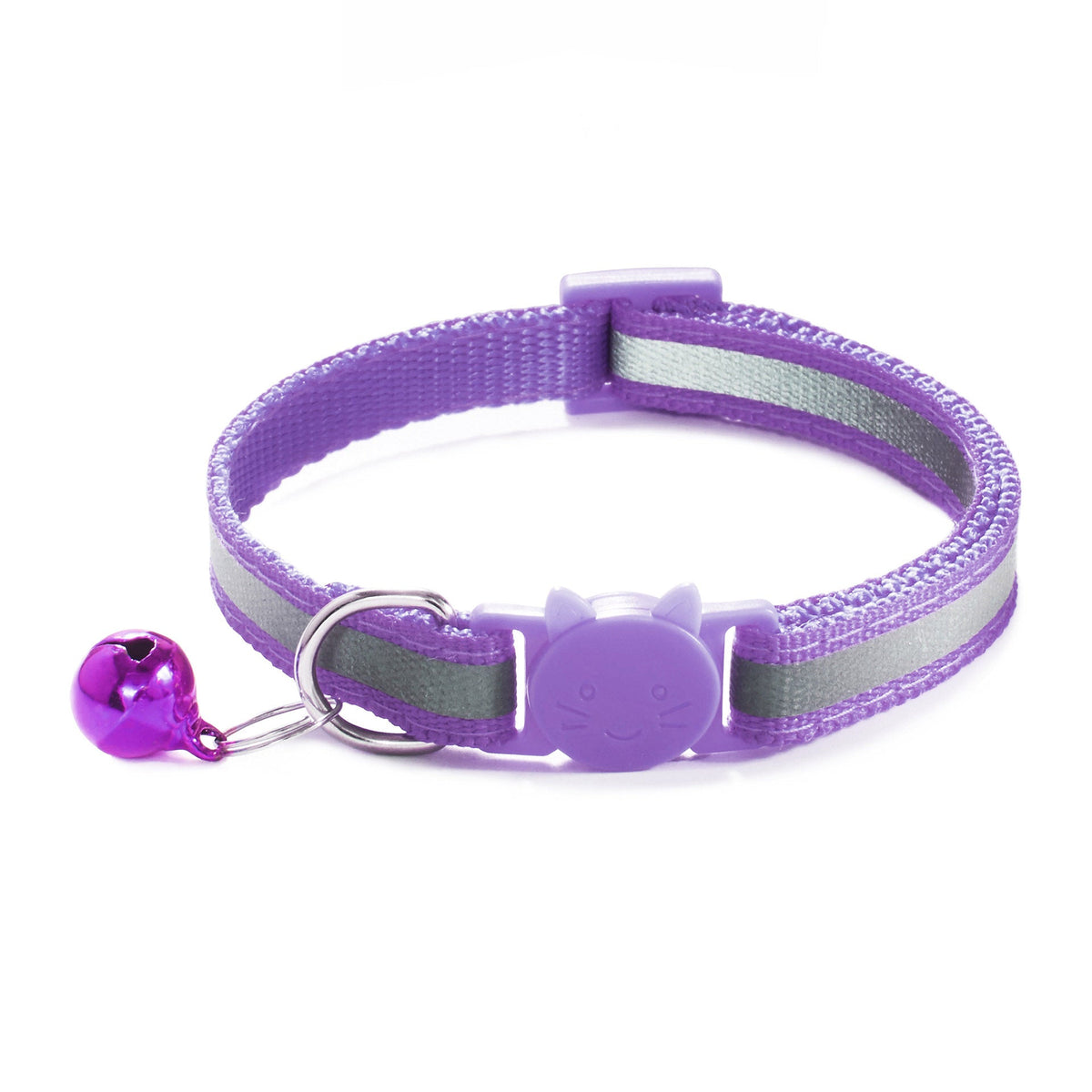 Reflective Cat Collar with Colorful Bell for Visibility
