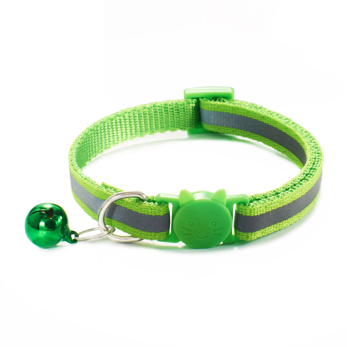 Reflective Cat Collar with Colorful Bell for Visibility