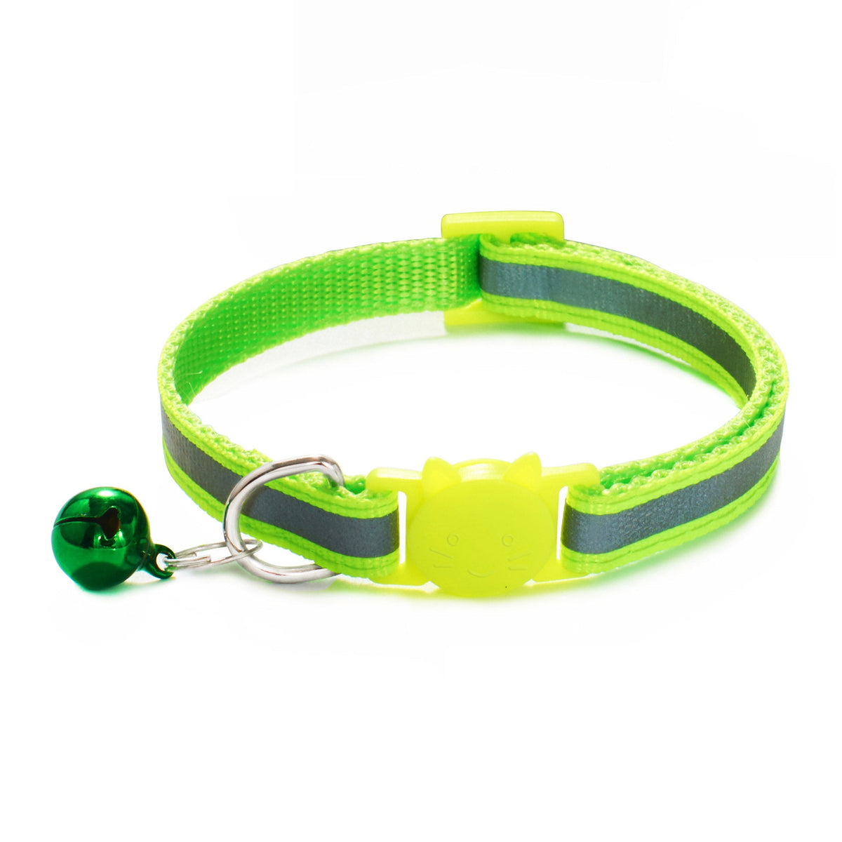 Reflective Cat Collar with Colorful Bell for Visibility