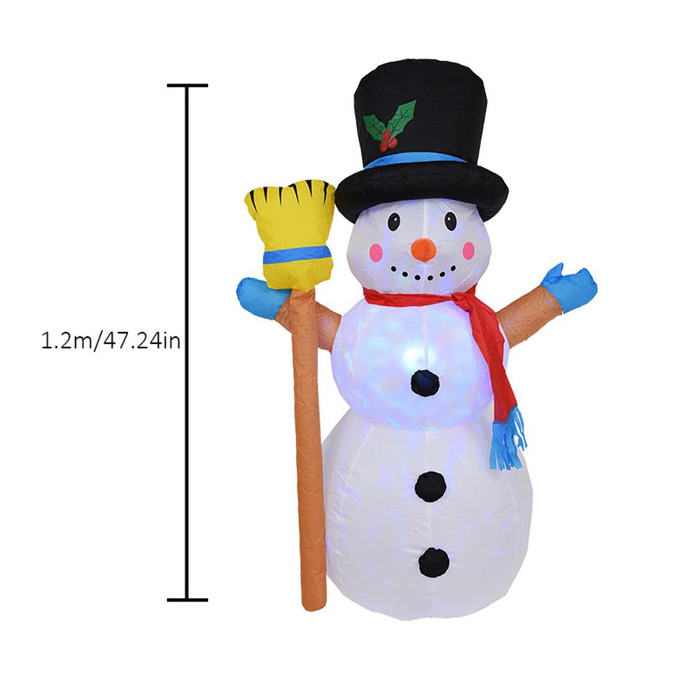 1.2M Inflatable Christmas Snowman Garden Decoration