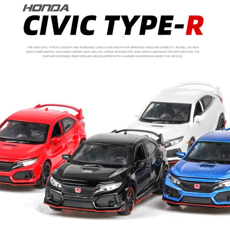 1:32 Honda Civic Type R Diecast Display Model Gift