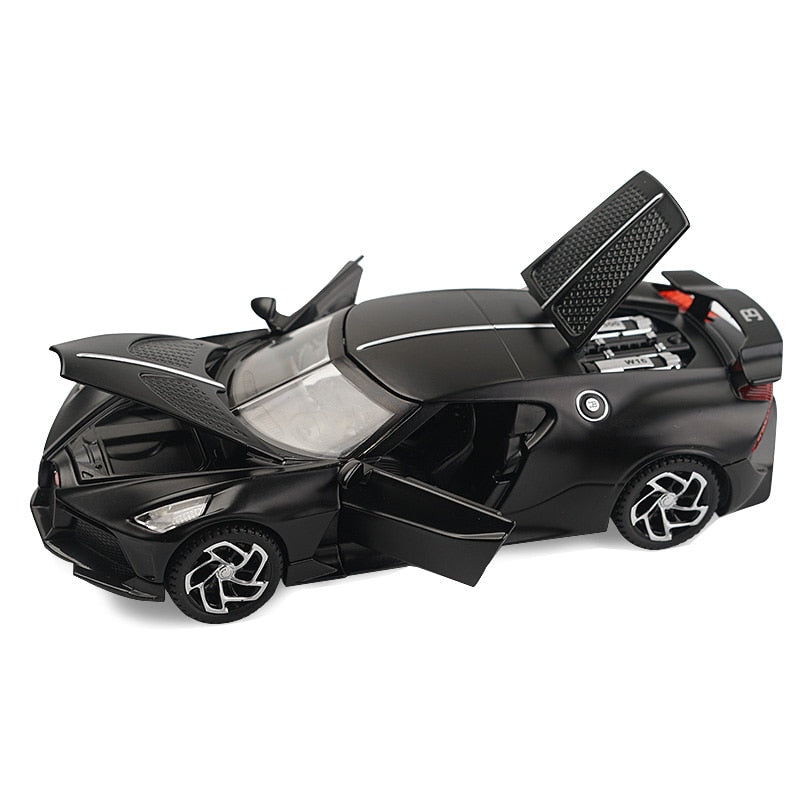 1:32 Bugatti Toy Car Diecast Model With Opening Doors