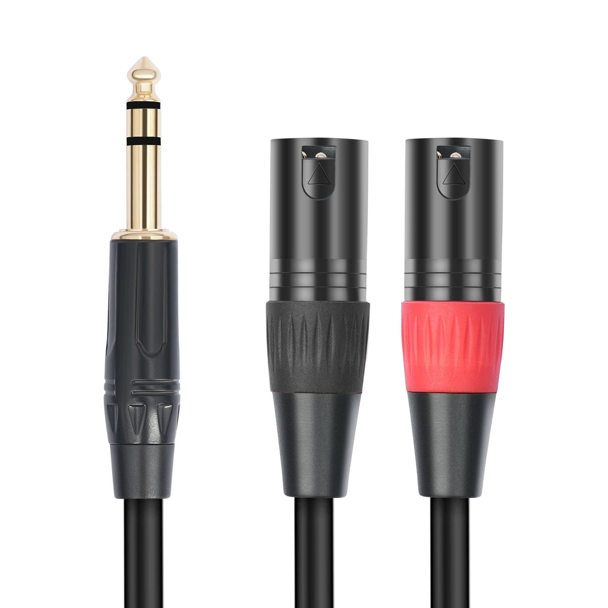 1/4 TRS to Dual XLR Stereo Cable with Double Shielding