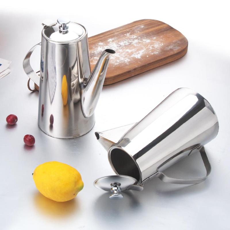 Stainless Steel Kitchen Water Pitcher 1.5L Long Spout