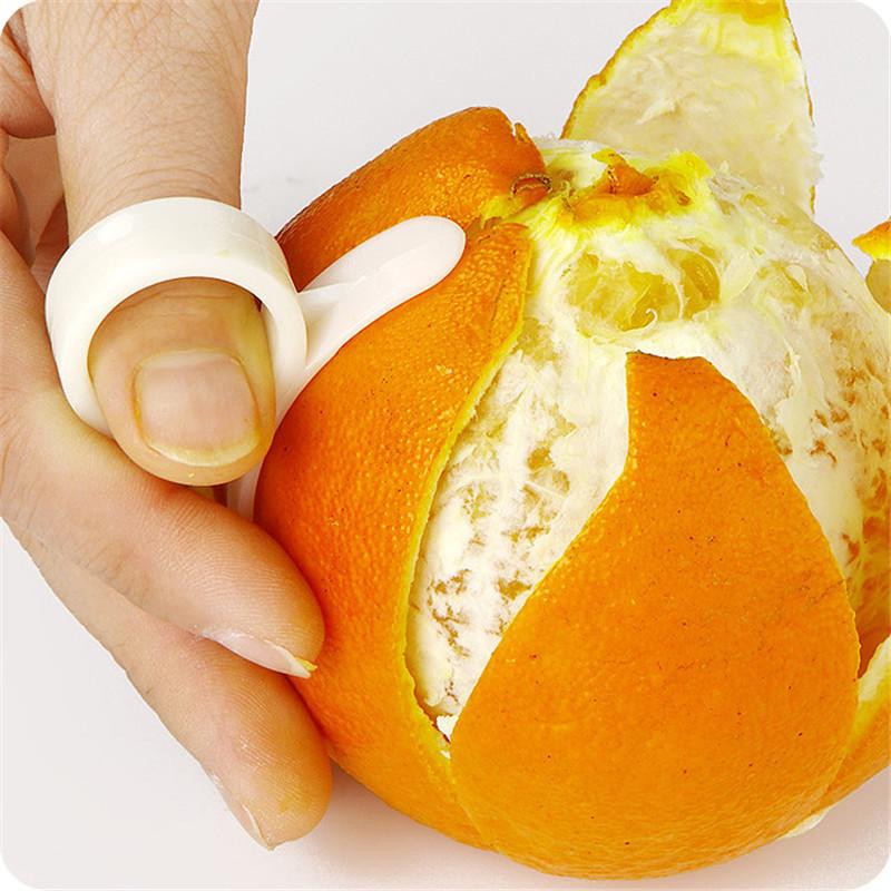 Orange Peeler Finger Ring for Clean, Fast Citrus Peeling
