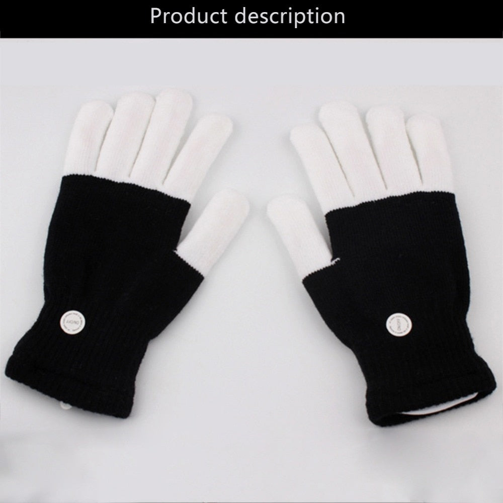 LED Light Gloves for Multicolor Party Performances