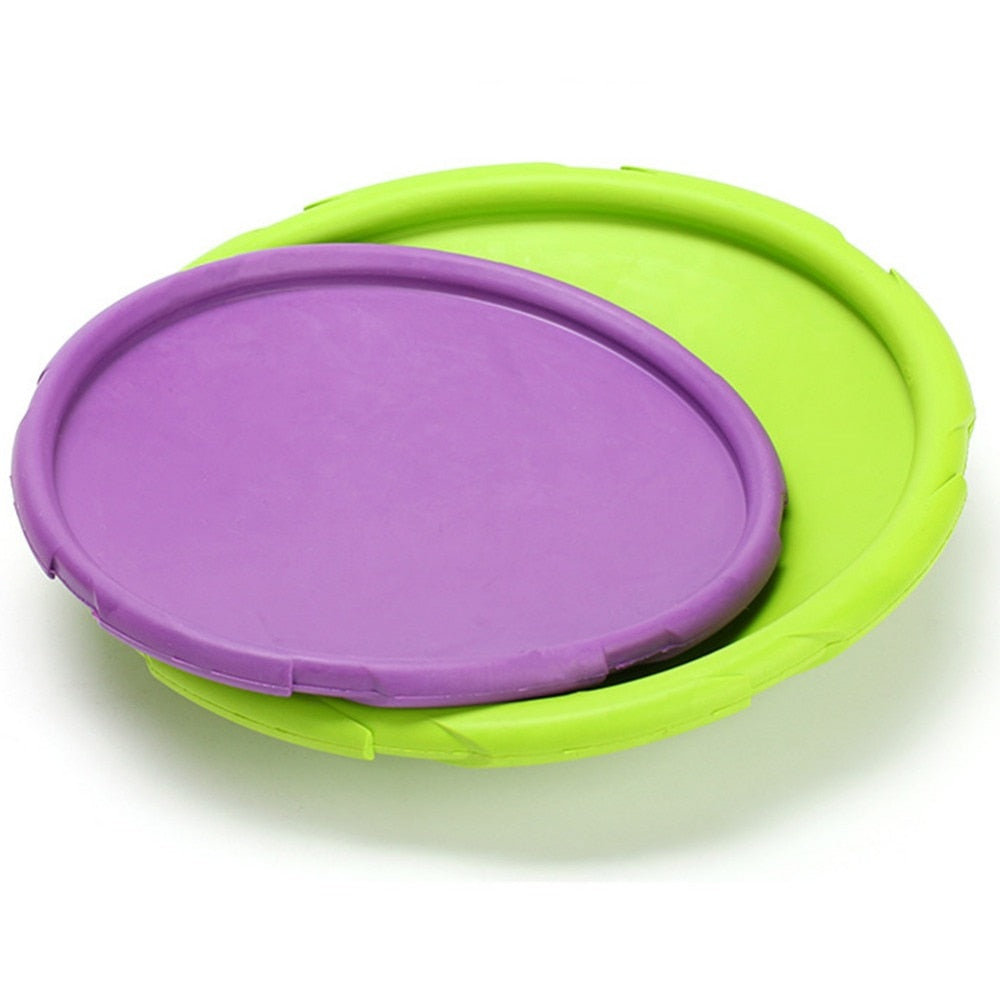 Interactive Dog Flying Disc for Fetch & Enrichment