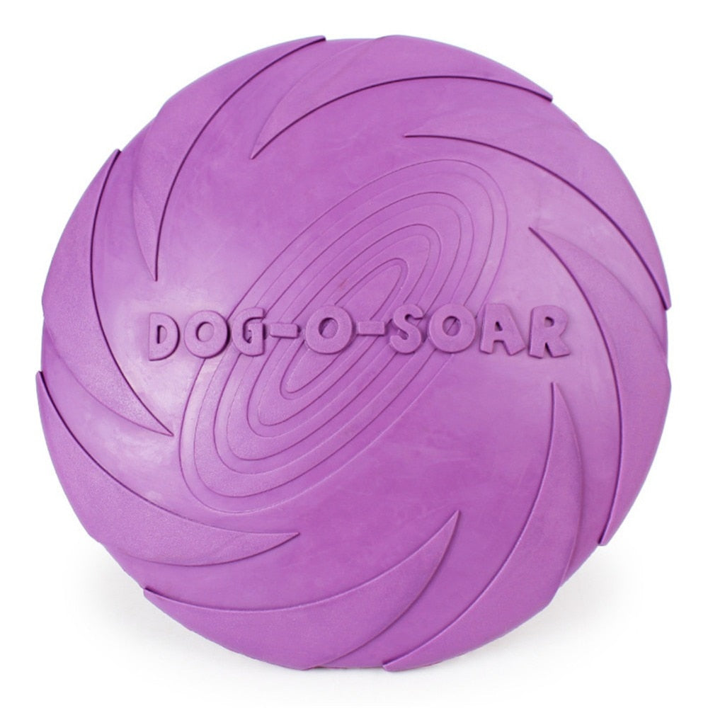 Interactive Dog Flying Disc for Fetch & Enrichment