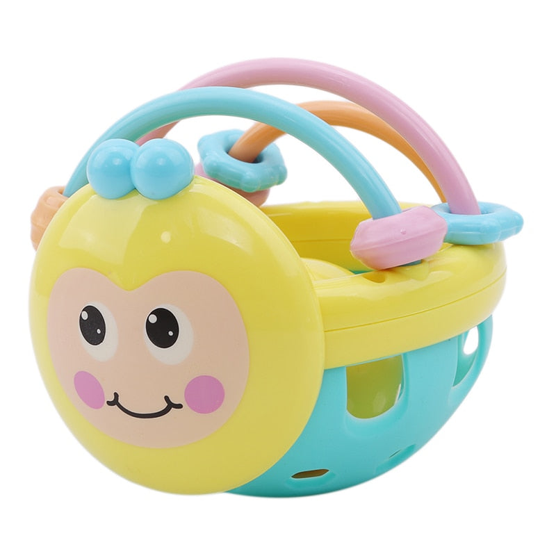 Baby Bee Rattle Toy for Sensory Play & Hand Control