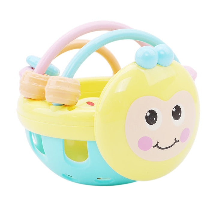 Baby Bee Rattle Toy for Sensory Play & Hand Control