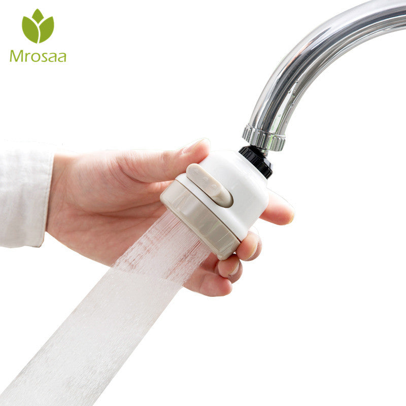Flexible Faucet Aerator for Easier, Cleaner Sink Rinsing