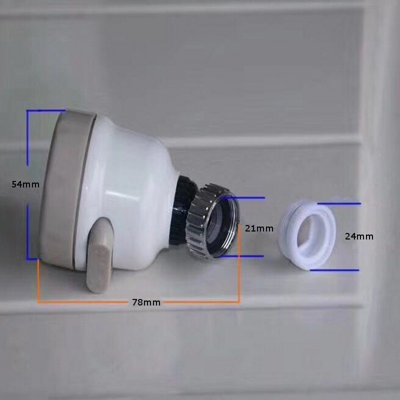 Flexible Faucet Aerator for Easier, Cleaner Sink Rinsing