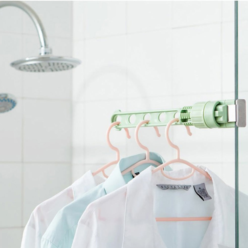 Indoor Window Frame Clothes Drying Rack, No Drilling