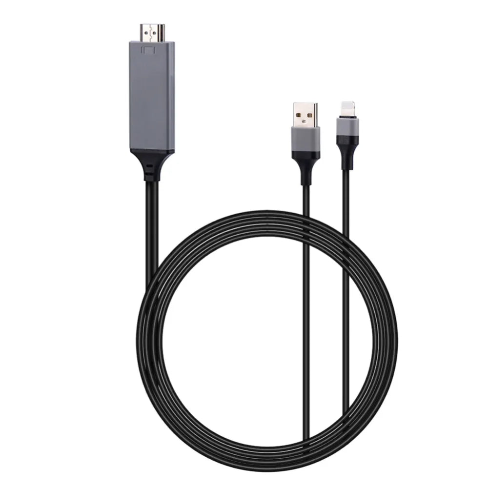 Lightning to HDMI Adapter Cable for iPhone 5 to 7 TV
