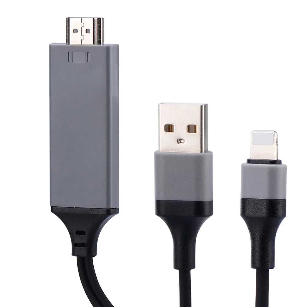 Lightning to HDMI Adapter Cable for iPhone 5 to 7 TV
