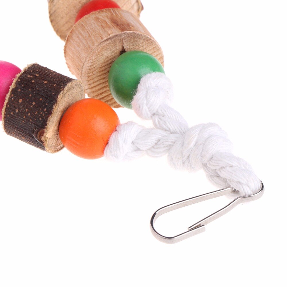 Colorful Parrot Bird Toy for Chewing and Cage Enrichment