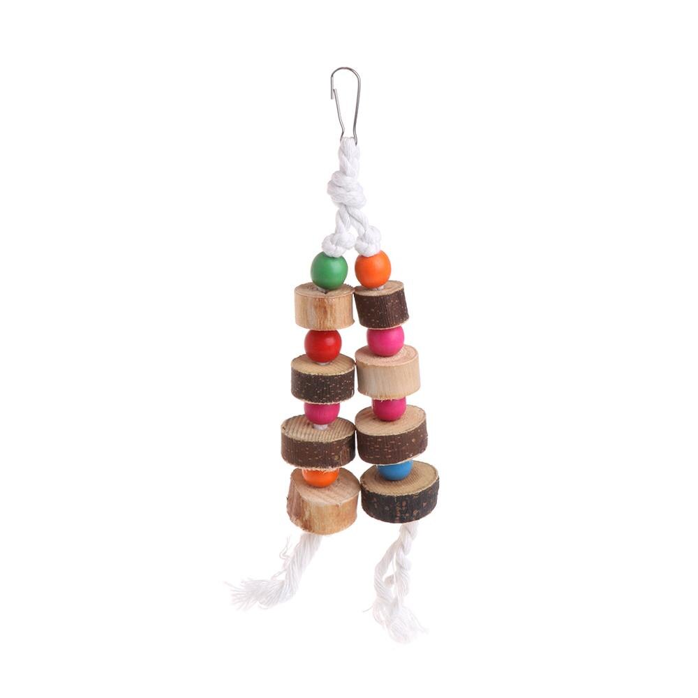 Colorful Parrot Bird Toy for Chewing and Cage Enrichment