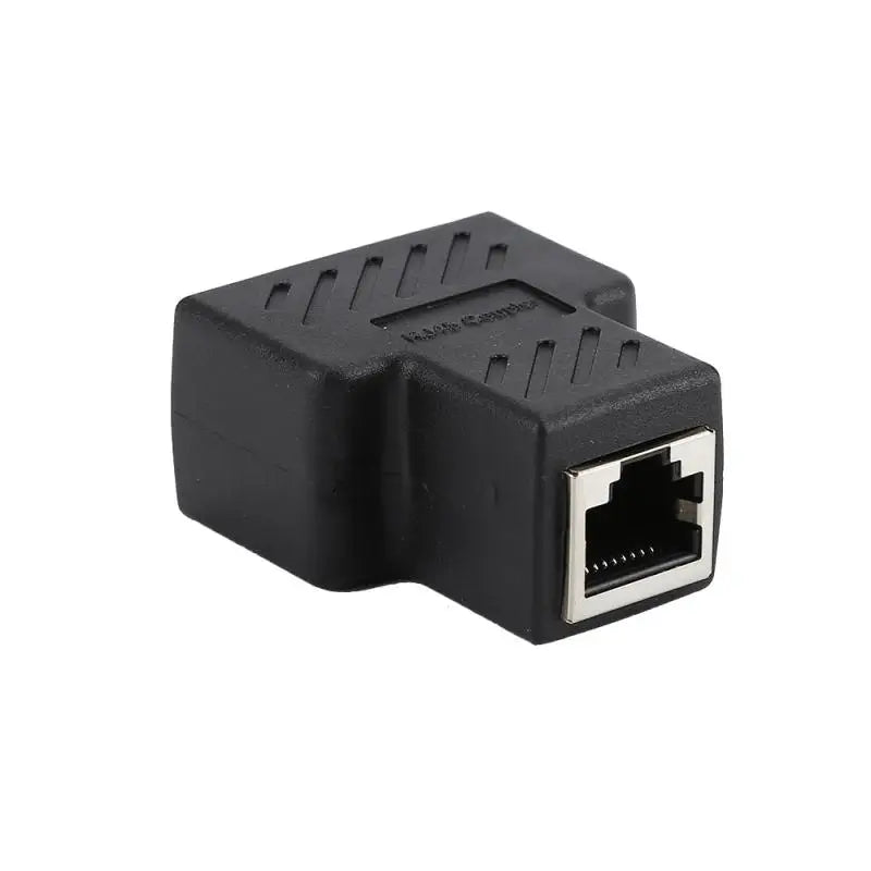 RJ45 Ethernet Splitter Coupler: 1 to 2 Port Adapter