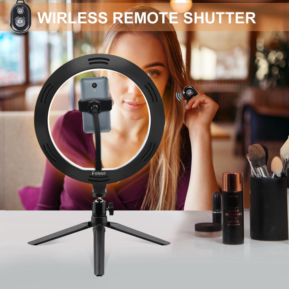 10 Inch LED Ring Light with Stand for Selfies & Video