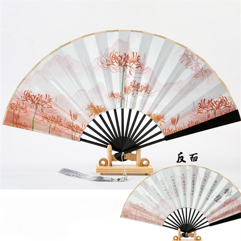 10-Inch Kung Fu Folding Fan for Performances & Display
