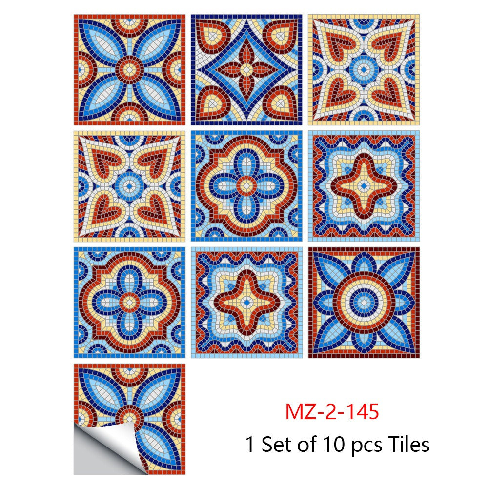 Mosaic Tile Stickers for Easy Peel-and-Stick Refresh